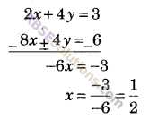 RBSE Solutions for Class 9 Maths Chapter 4 दो चरों वाले रैखिक समीकरण Ex 4.2 