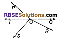 RBSE Solutions for Class 9 Maths Chapter 5 समतल ज्यामिती परिचय एवं रेखाएँ व कोण Ex 5.1 