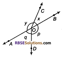 RBSE Solutions for Class 9 Maths Chapter 5 समतल ज्यामिती परिचय एवं रेखाएँ व कोण Ex 5.1 