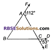 RBSE Solutions for Class 9 Maths Chapter 6 सरल रेखीय आकृतियाँ Ex 6.1