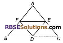 RBSE Solutions for Class 9 Maths Chapter 9 चतुर्भुज Ex 9.2 