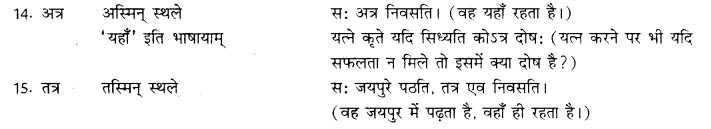RBSE Class 10 Sanskrit व्याकरणम् अव्ययम् image 3