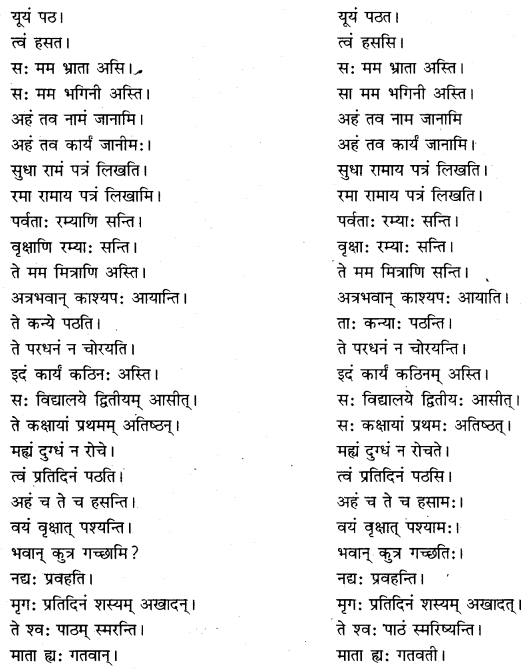RBSE Class 10 Sanskrit व्याकरणम् अशुद्धि-संशोधनम् image 4