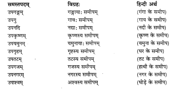 RBSE Class 10 Sanskrit व्याकरणम् समासः image 2
