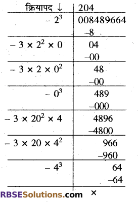 RBSE Solutions for Class 10 Maths Chapter 1 वैदिक गणित Ex 1.3 15