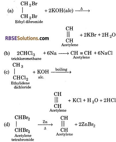 RBSE Solutions for Class 11 Chemistry Chapter 13 Hydrocarbons 8