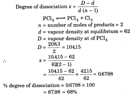 RBSE Solutions for Class 11 Chemistry Chapter 7 Equilibrium 61