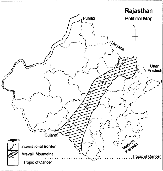 RBSE Solutions for Class 11 Indian Geography Chapter 12 Rajasthan Introduction Physical Features and Drainage System img-3