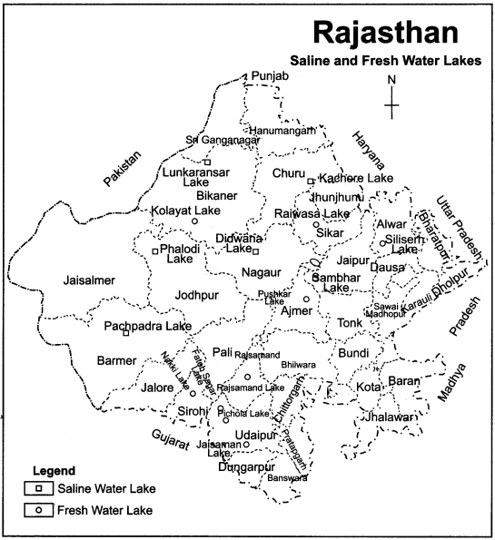RBSE Solutions for Class 11 Indian Geography Chapter 12 Rajasthan Introduction Physical Features and Drainage System img-7
