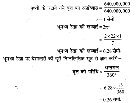 RBSE Solutions for Class 11 Pratical Geography Chapter 3 प्रक्षेप 2