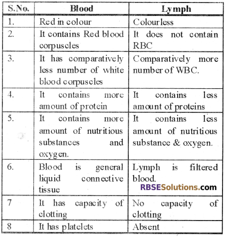 RBSE Solutions for Class 12 Biology Chapter 24 Man-Blood Vascular, System 11