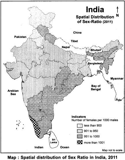 RBSE Solutions for Class 12 Geography Chapter 14 India Composition of Population img-10