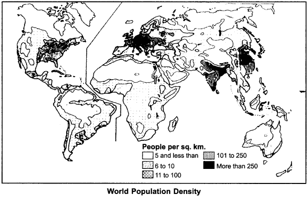 RBSE Solutions for Class 12 Geography Chapter 3 Population Distribution Density and Growth img-7