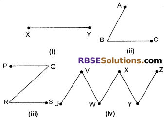 RBSE Solutions for Class 6 Maths Chapter 8 Basic Geometrical Concepts and Shapes Ex 8.1 image 1