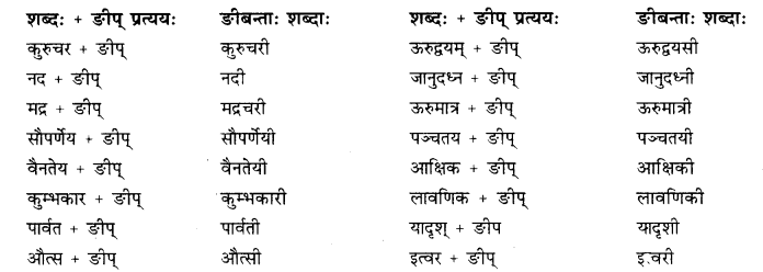 Rajasthan Board RBSE Class 10 Sanskrit व्याकरणम् प्रत्ययः image 21