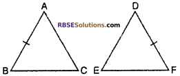 RBSE Solutions for Class 10 Maths Chapter 11 Similarity Additional Questions 1