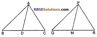 RBSE Solutions for Class 10 Maths Chapter 11 Similarity Additional Questions 15