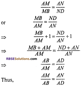 RBSE Solutions for Class 10 Maths Chapter 11 Similarity Additional Questions 20