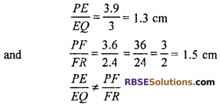 RBSE Solutions for Class 10 Maths Chapter 11 Similarity Additional Questions 22