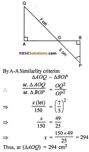 RBSE Solutions for Class 10 Maths Chapter 11 Similarity Ex 11.4 11