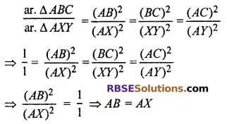 RBSE Solutions for Class 10 Maths Chapter 11 Similarity Ex 11.4 2