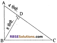 RBSE Solutions for Class 10 Maths Chapter 11 समरूपता Additional Questions 23