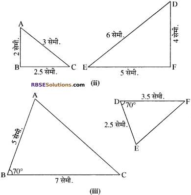RBSE Solutions for Class 10 Maths Chapter 11 समरूपता Additional Questions 31