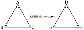 RBSE Solutions for Class 10 Maths Chapter 11 समरूपता Ex 11.3 2