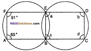 RBSE Solutions for Class 10 Maths Chapter 12 Circle Ex 12.4 6