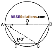 RBSE Solutions for Class 10 Maths Chapter 12 Circle Miscellaneous Exercise 10