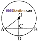 RBSE Solutions for Class 10 Maths Chapter 12 वृत्त Additional Questions 1