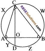 RBSE Solutions for Class 10 Maths Chapter 12 वृत्त Additional Questions 15