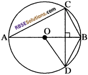 RBSE Solutions for Class 10 Maths Chapter 12 वृत्त Additional Questions 28