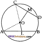 RBSE Solutions for Class 10 Maths Chapter 12 वृत्त Additional Questions 30