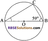 RBSE Solutions for Class 10 Maths Chapter 12 वृत्त Additional Questions 59