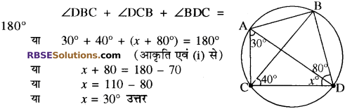RBSE Solutions for Class 10 Maths Chapter 12 वृत्त Additional Questions 79