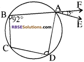 RBSE Solutions for Class 10 Maths Chapter 12 वृत्त Additional Questions 99