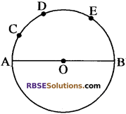 RBSE Solutions for Class 10 Maths Chapter 12 वृत्त Ex 12.3 1