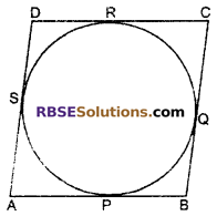 RBSE Solutions for Class 10 Maths Chapter 13 Circle and Tangent Additional Questions 16