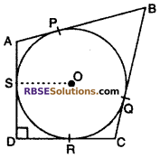 RBSE Solutions for Class 10 Maths Chapter 13 Circle and Tangent Additional Questions 19