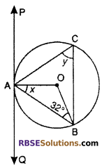 RBSE Solutions for Class 10 Maths Chapter 13 Circle and Tangent Additional Questions 22