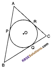 RBSE Solutions for Class 10 Maths Chapter 13 Circle and Tangent Additional Questions 23