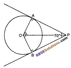 RBSE Solutions for Class 10 Maths Chapter 13 Circle and Tangent Additional Questions 3