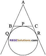 RBSE Solutions for Class 10 Maths Chapter 13 वृत्त एवं स्पर्श रेखा Additional Questions 13