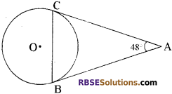 RBSE Solutions for Class 10 Maths Chapter 13 वृत्त एवं स्पर्श रेखा Additional Questions 15