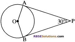 RBSE Solutions for Class 10 Maths Chapter 13 वृत्त एवं स्पर्श रेखा Additional Questions 17
