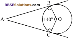 RBSE Solutions for Class 10 Maths Chapter 13 वृत्त एवं स्पर्श रेखा Additional Questions 28