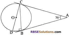 RBSE Solutions for Class 10 Maths Chapter 13 वृत्त एवं स्पर्श रेखा Additional Questions 3