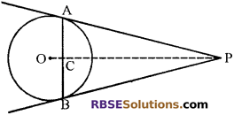 RBSE Solutions for Class 10 Maths Chapter 13 वृत्त एवं स्पर्श रेखा Additional Questions 33