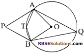 RBSE Solutions for Class 10 Maths Chapter 13 वृत्त एवं स्पर्श रेखा Additional Questions 6
